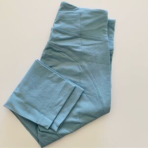 Outdoor Voices Kneecap Leggings in Four-Way Stretch - light blue